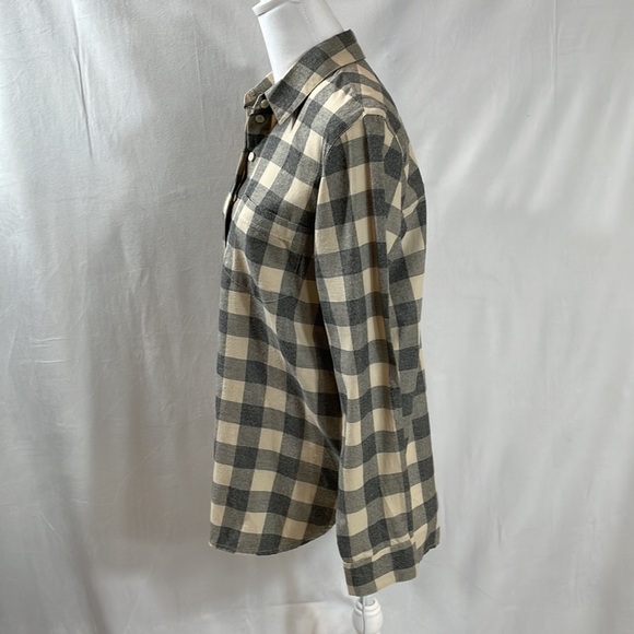 Madewell top Size S Longsleeve Button Down EUC Flannel Buffalo Check - Picture 6 of 14